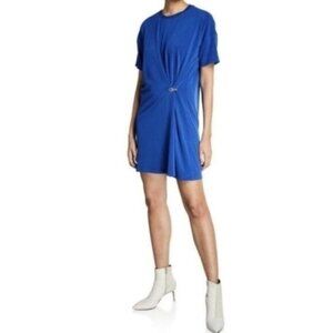 Rag & Bone Mitchell Hook Front Crewneck Tee Dress
